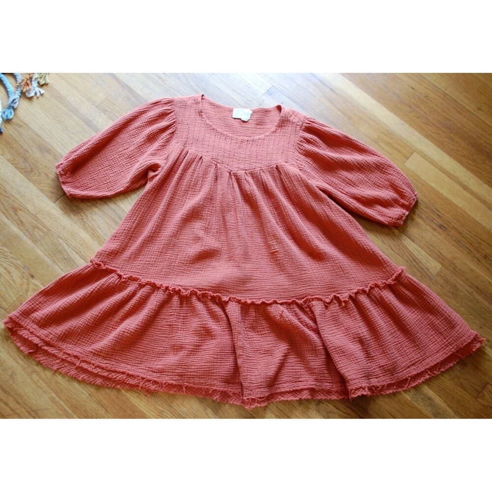 Anthropologie Saturday Sunday Sandrah Gauze Cotton Tunic Mini Dress Size Large